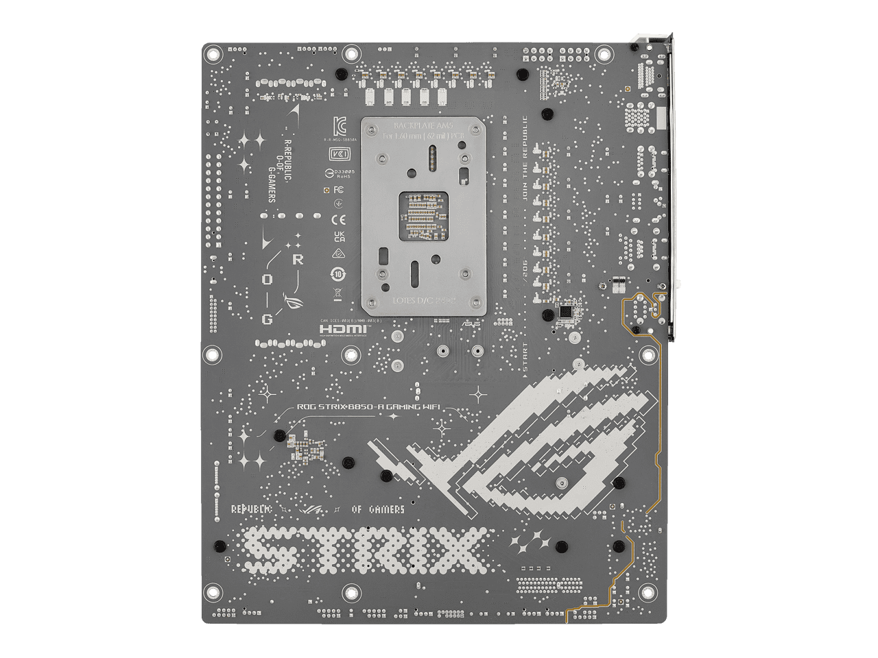 Asus ROG Strix B850-A GAMING WIFI Gaming Desktop Motherboard - AMD B850 Chipset - Socket AM5 - ATX (90mb1j50-m0aay0)