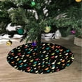 thumbnail image 2 of FMSHPON Cute Colors Christmas Tree Xmas Christmas Tree Skirt Stand Mat for Holiday Party Decoration Indoor Outdoor 36 inches, 2 of 3