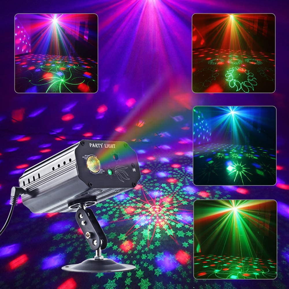 Christmas Halloween Light & Sound Green Laser Show Projector NEW  