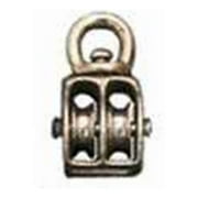 Baron C-0178ZD-3/4 Double Swivel Eye Pulley 3/4", Zinc Plated