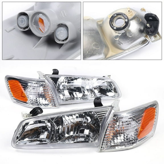 Shzicmy Toyota Camry Headlight Assembly 100w, 2000-2001 Toyota Camry 2 Pack