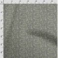 thumbnail image 3 of Soimoi Floral & Leave Printed, Poly Canvas Fabric, Decor Sewing Fabric by The Yard 56 Inch Wide,Decorative Fabric for Curtains Tote Bags, Dusty Gray, 3 of 5
