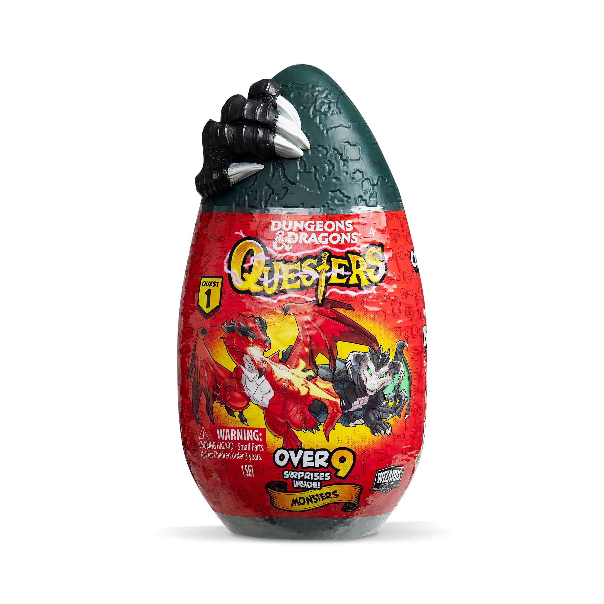Dungeons & Dragons Questers Black Dragon with Dark Ooze Compound Toy for Ages 4 and Up