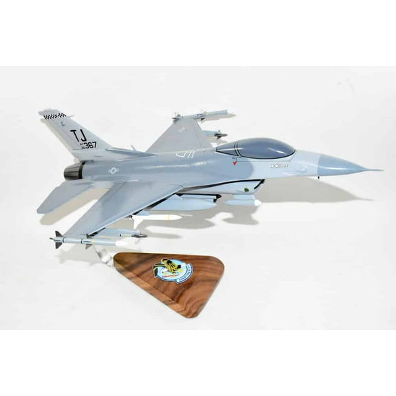 Lockheed Martin® F-16 Fighting Falcon®, 612th Tactical Fighter Squadron, 18" Mahogany Scale Model