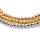 thumbnail image 3 of Pulsera Triple 3 Colores con Dije Niña / Niño Chapa de Oro 18k multicolor 1 Ametrinaa MPPD0002, 3 of 4