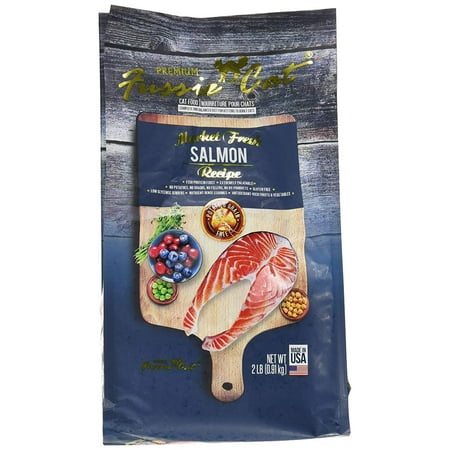 Market Fresh Salmon Recipe, 2 lb, While you may be a vegetarian, your cat is not. All cats are obligate, or “true” carnivores. To thrive, cats.., By Fussie (The Best Cat Food For Your Cat)