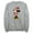 Athletic Heather, variant on Men's Mickey & Friends Smiling Minnie Mouse Portrait  Sweatshirt Black Medium