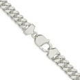 thumbnail image 3 of 925 Sterling Silver Curb Link Chain Necklace, 3 of 5