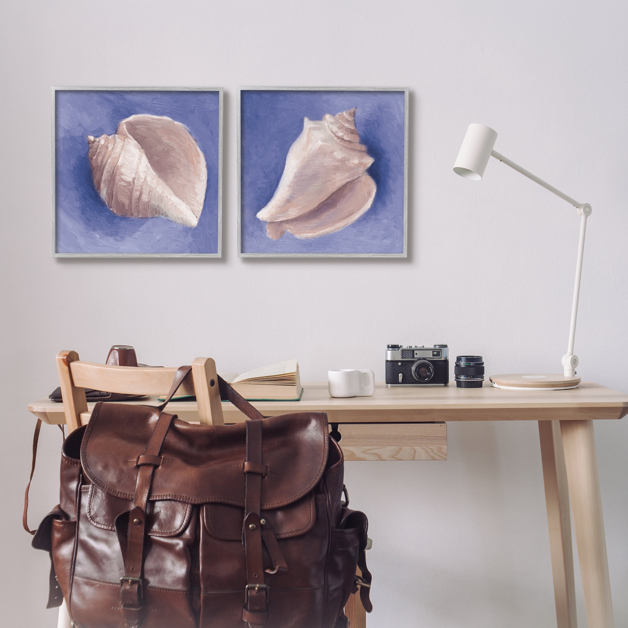 Stupell Industries Simple Classic Seashell Conch Still Life Painting , 17 x 17, Design by Lanie Loreth