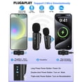 thumbnail image 4 of Kit de vlogging Yeaki con micrófono inalámbrico, trípode y luz RGB, 4 of 7
