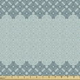 thumbnail image 1 of Morrocan Fabric by the Yard Upholstery, Modern Design Eastern Style Forms Ivy Frame Like in 2 Different Colors, Decorative Fabric for DIY and Home Accents, 5 Yards, Pale Turquoise by Ambesonne, 1 of 4