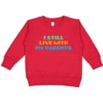 thumbnail image 2 of Inktastic I Still Live with My Parents Toddler Sweatshirt, 2 of 4