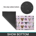 thumbnail image 6 of Cute Pitbull Terriers Dog and Flower Kitchen Rugs Sets Of 2,Anti Fatigue Kitchen Mat Rugs Non Slip Washable,Decorative Kitchen Floor Mats for Kitchen,Sink,Laundry,17"x30"+17"x47", 6 of 7