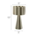 thumbnail image 4 of Modway Renae Handwoven Cotton Thread Striped Table Lamp in Cobblestone by Modway, 4 of 11