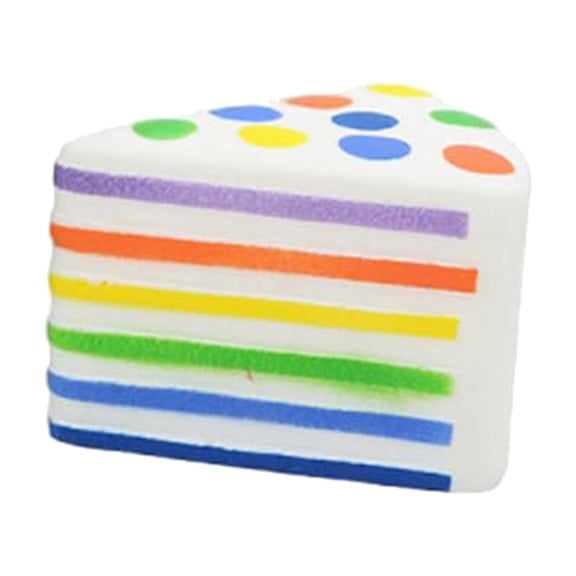 Mozhitti 2026 Cake Giant Slow Rising Scented Rainbow Layer Cake Slice Stress Valentines Day Birthday Gift