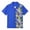 Blue, variant on IWRICH Men's Tropical Floral Printed Shirts Plus Size Button down Summer T Shirts Camp Collared Casual Fashion Vacation Tops Red XL