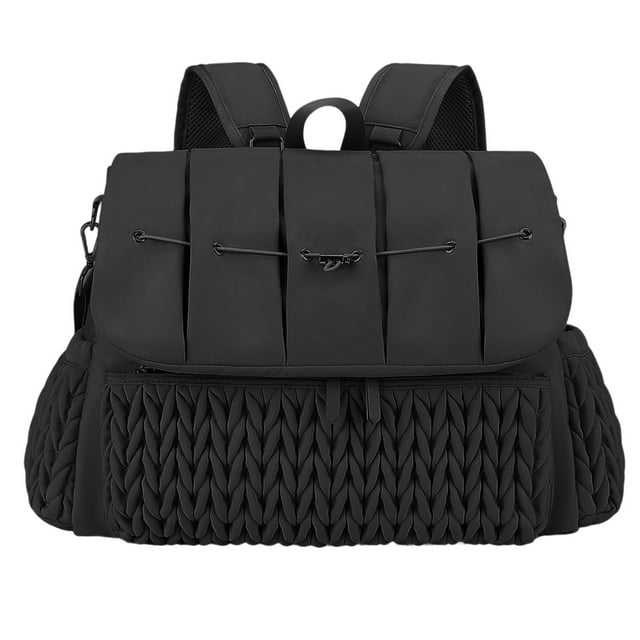 Sac à Dos Multifonction avec Matelas à Langer Grande Capacité Pliable Sac à Couches de Voyage Multifonction