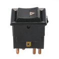thumbnail image 1 of 7 Pins Black Hazard Warning Lamp Switch For Land Rover Defender 90 130 Yuf101490, 1 of 5