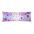 thumbnail image 1 of BSDHOME Red Stardust Body Pillowcase Pillow Cover Pillow Protector Two Sides Printing 20x60 inch, 1 of 1