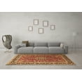 thumbnail image 3 of Ahgly Company Indoor Rectangle Medallion Brown Traditional Area Rugs, 2' x 4', 3 of 4