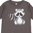 thumbnail image 4 of Inktastic Cute Woodland Animal Raccoon Boys or Girls Long Sleeve Toddler T-Shirt, 4 of 5