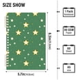 thumbnail image 4 of joogoo Spiral Journal Notebook Stars Pattern College Ruled Notebooks 8.3" x 5.7" 2 PCs, 4 of 8