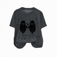 thumbnail image 4 of Towmus Halloween Shirts for Women Cute Ghost Shirt Fall Printed T-Shirt Casual Graphic Tees Y2K Short Sleeve Tops, 4 of 4