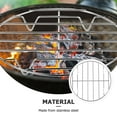 thumbnail image 5 of Taxenne 2-Pack Stainless Steel Round BBQ Wire Racks Cooling and Baking Mesh Grates for Outdoor Camping and Hiking 20cm Without Black Tray, 5 of 10