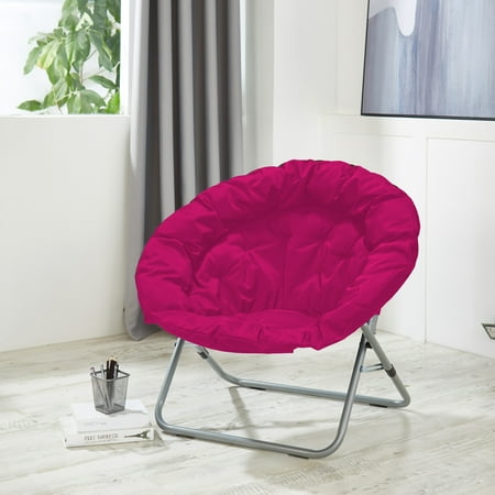 Urban Shop Oversized Adult Saucer Chair, Pink