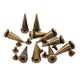 thumbnail image 1 of 10 Conjuntos Tornillos De Aleación Tornillos De Cono Trasero Remaches Para Zapatos De Cuero Bolsas Decoración Bronce 10x25mm Zulema Spike Rivet Studs for Craft, 1 of 6