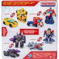 Transformers Toys Heroes vs Villains 4Pack, Autobot and Decepticon 4.5