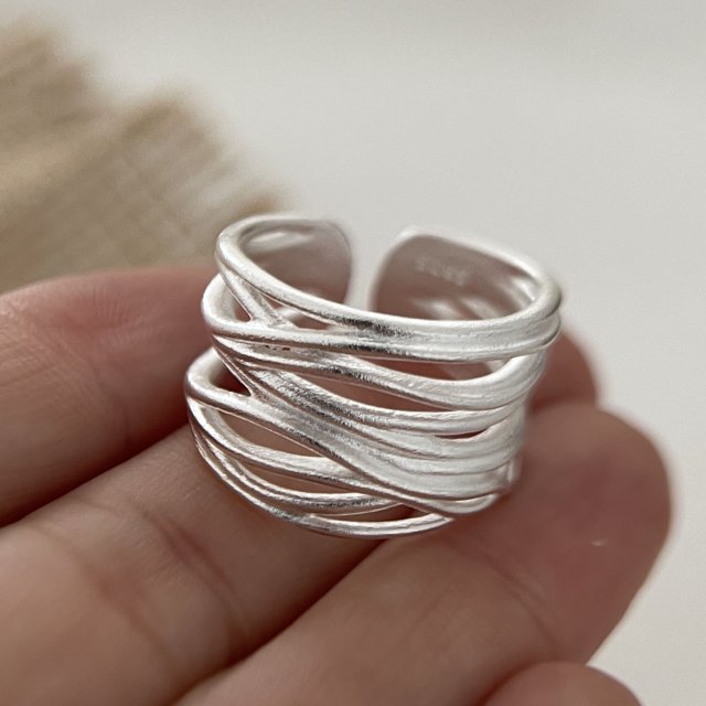 925 anillos de plata esterlina para mujer pareja minimalista hecho a mano anillo ancho joyería de fiesta regalo prevenir alergias