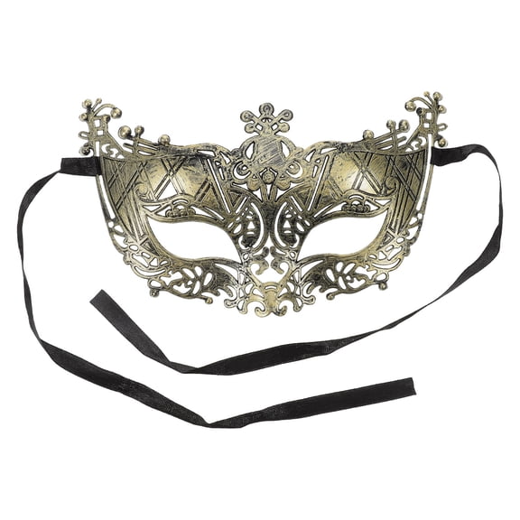 HOOWIFFY Vintage Half Face Fox Mask for Masquerade Parties Season