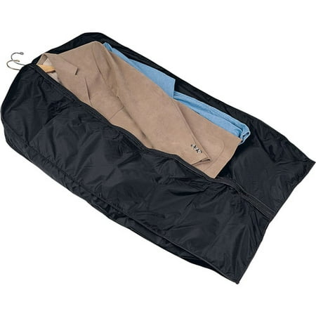 Household Essentials Travel Garment Bag, Black - www.strongerinc.org