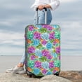 thumbnail image 3 of Lsque Succulents Printed Luggage Cover, Travel Luggage Protector,Scratch and Dirt Resistant, Fits 18-32 Inch Luggage - Large, 3 of 9
