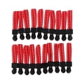 thumbnail image 2 of Rongfmy 20Pcs Metal Zipper Silder with Grip Webbing Cord Zip Puller Fixer Replacements Red, 2 of 8