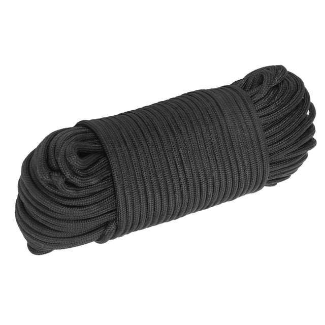 Climbing Rope, High Strength Escape Rope Durable Easy To Clean Polyester Smooth for Escape for Rescue for Climbing for Mountaineering Army Green,Black,Navy Blue