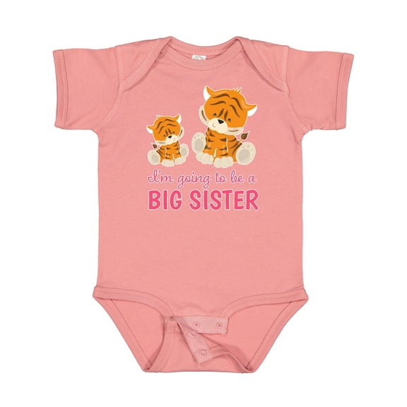 Inktastic I'm Going to Be a Big Sister Girls Baby Bodysuit