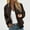 Brown, variant on Lightweight Bomber Jackets for Women Trendy Casual Zip Up Coat Spring Fall Outdoor Track Jacket Outerwear Tops
