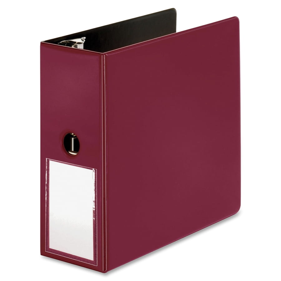 Business Source, BSN33122, 5" D-Ring Binder, 1 Each, Burgundy