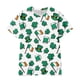 thumbnail image 1 of Gibobby Blusas Holgada Camiseta de manga corta con estampado del día de San Patricio para niños y niñas(Verdinegro, 13-14 Años), 1 of 3