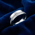 thumbnail image 2 of Pompeii Men's Diamond Wedding Ring High Polished 14k Gold or Platinum Lab Grown, 2 of 4