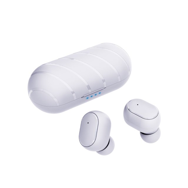 Pisexur Electronics para hombres, auriculares inalámbricos Bluetooth 5.0 con estuche de carga inalámbrica, auriculares estéreo intraaurales con micrófono incorporado, sonido profundo, para deportes,