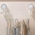 thumbnail image 1 of RKSTN Establish Contact with Suction Cup Hooks Load Bearing Towel Rack Shelf Bathroom Suction Cups Hole Less Multi Purpose Hooks Towel Clothes Accessories, 1 of 5