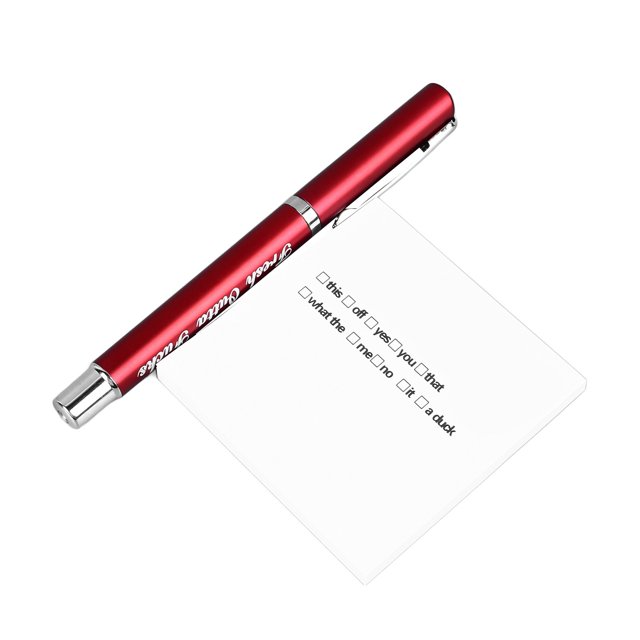 Bloc De Notas Adhesivo Con Bolígrafo,Bolígrafo Divertido De Escritura Suave Y Juego De Notas Adhesivas Para Lista De Tareas,Marcador De Bloc De Notas Para Regalo De Oficina