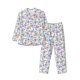 thumbnail image 1 of Fotbe Butterflies on Polka Dots Pijama de Hombre con Estampado de Manga Larga, Conjunto de 2 Piezas, Ropa de Dormir Suave y Cómoda con Bolsillos-X-Large, 1 of 7
