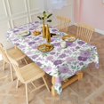 thumbnail image 4 of Pioneer Flower Floral Print Pattern Rectangle Tablecloth 60"x102",Waterproof Polyester Rectangle Table Cloth, Wipeable Spillproof Polyester Tablecloth for Dining, Camping, Indoor and Outdoor, 4 of 6