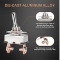 thumbnail image 5 of EverStart Universal Metal Toggle Switch 20 Amp 12 Volt DC, Silver, 5 of 7