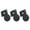 3pcs, variant on Gold Plated Copper Cores BNC Female Connector D-Type Panel Mount For Security Camera Installations Reliability Transfer