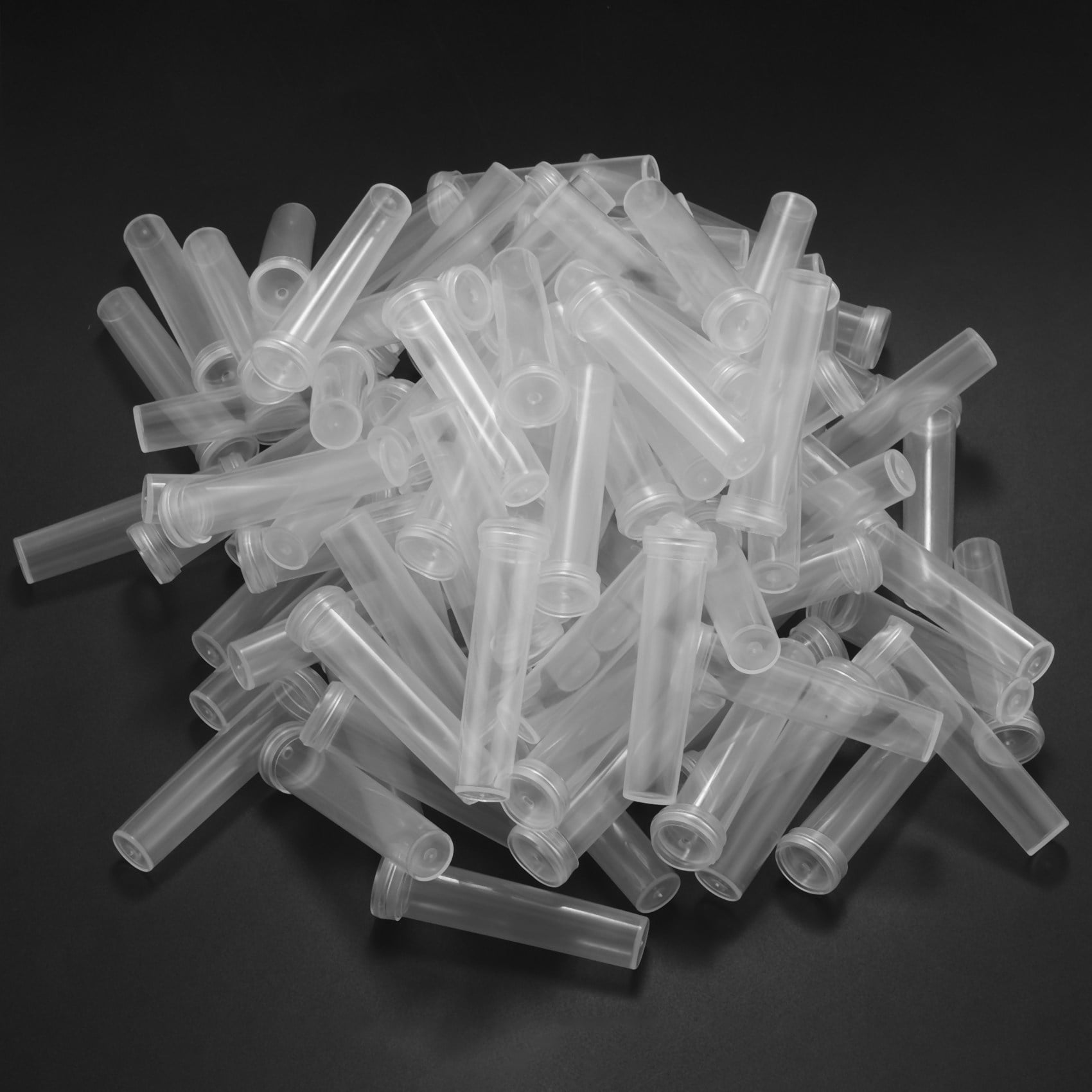 Floral Tube 100-Pack Flower Tube, Flower Vials, Floral Water Tube for  Flower Arrangements,Clear Plastic,0.6 x 0.6 x 2.8 Inches, Opening 3mm